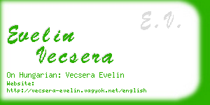 evelin vecsera business card